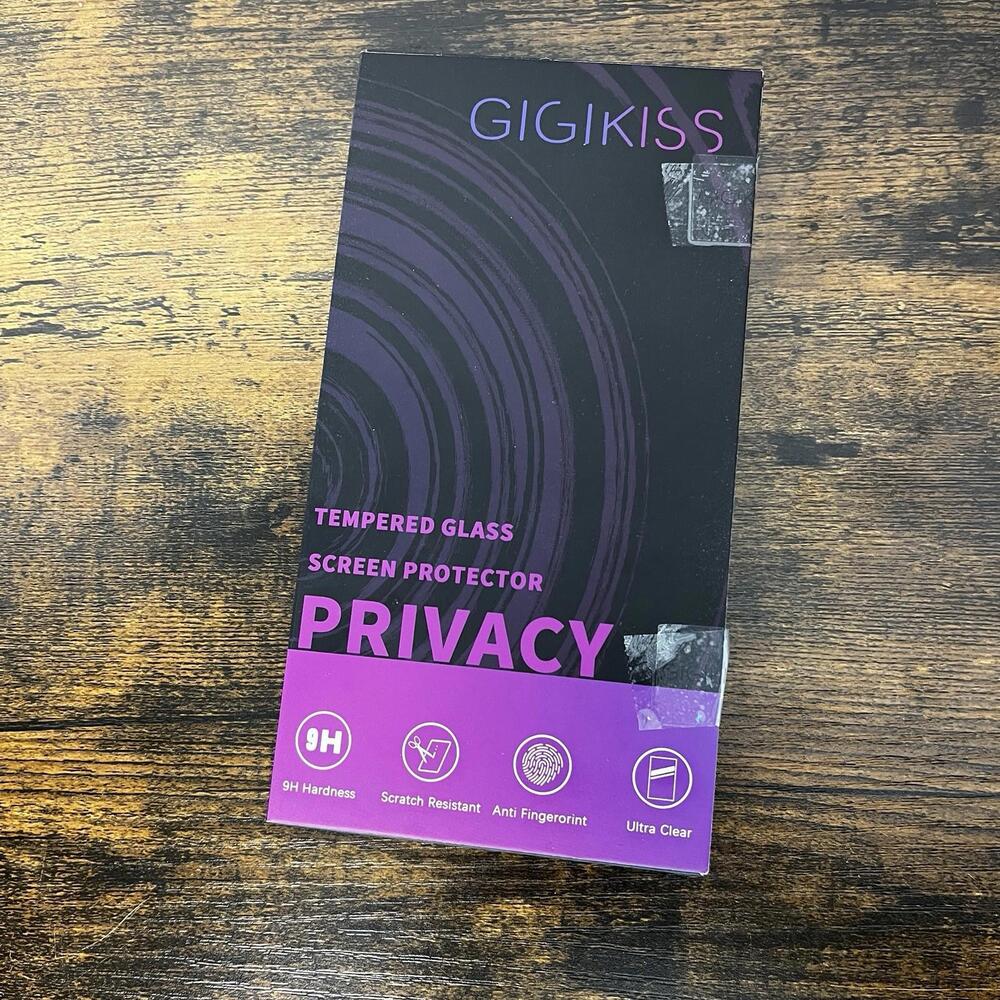 GIGIKISS iPhone 13 Pro Max Privacy Screen Protector Tempered Glass‎